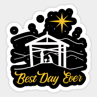 True Story Christmas Jesus Nativity gift, Christian gift Sticker